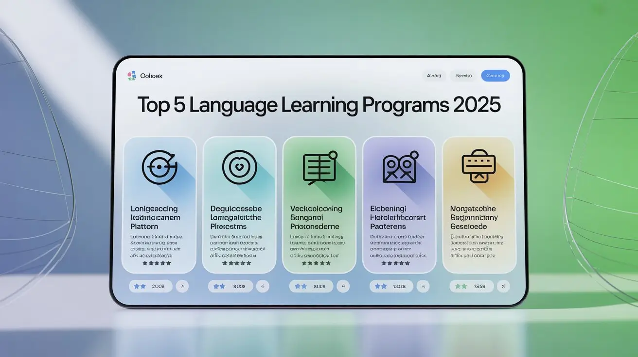 Top 5 Language Learning Programs 2025